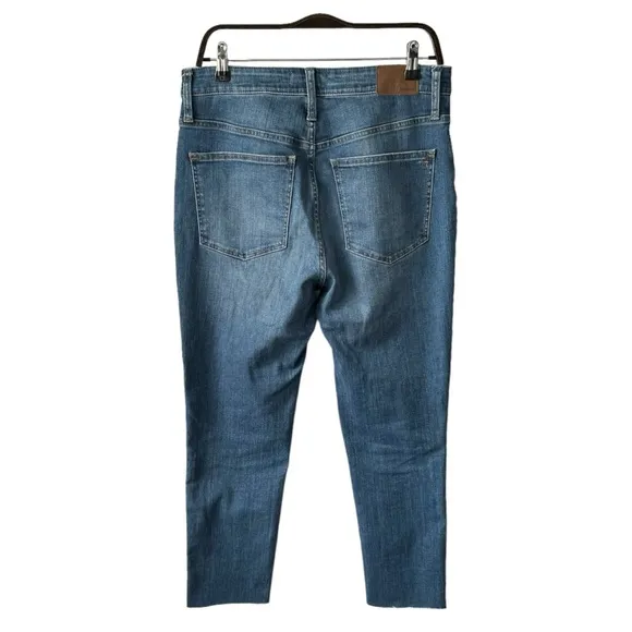 Madewell Tall Curvy High-Rise Skinny Crop Jeans in Lander Wash | 30T