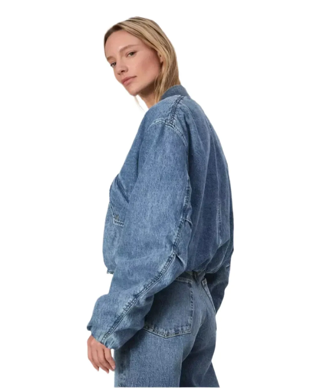 Maggie Cropped Bomber