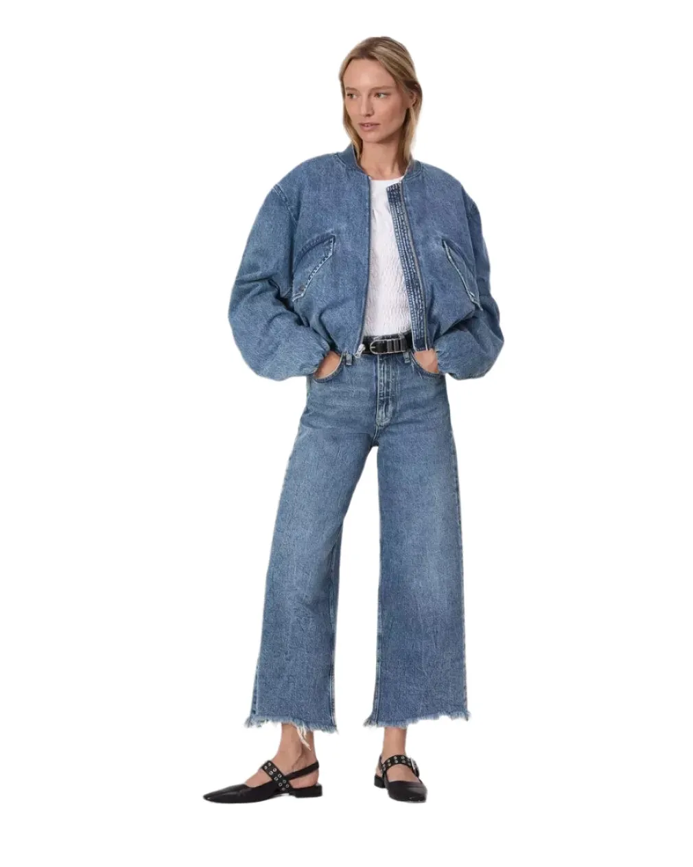 Maggie Cropped Bomber