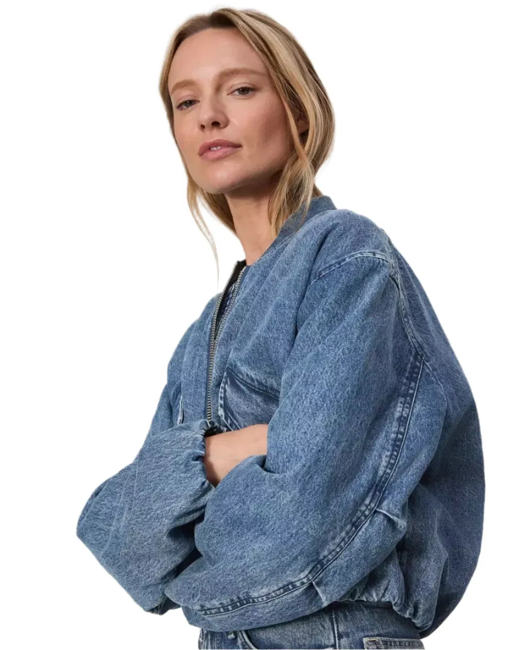 Maggie Cropped Bomber
