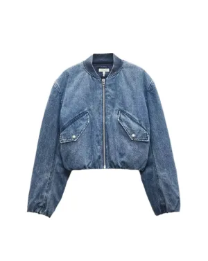 Maggie Cropped Bomber
