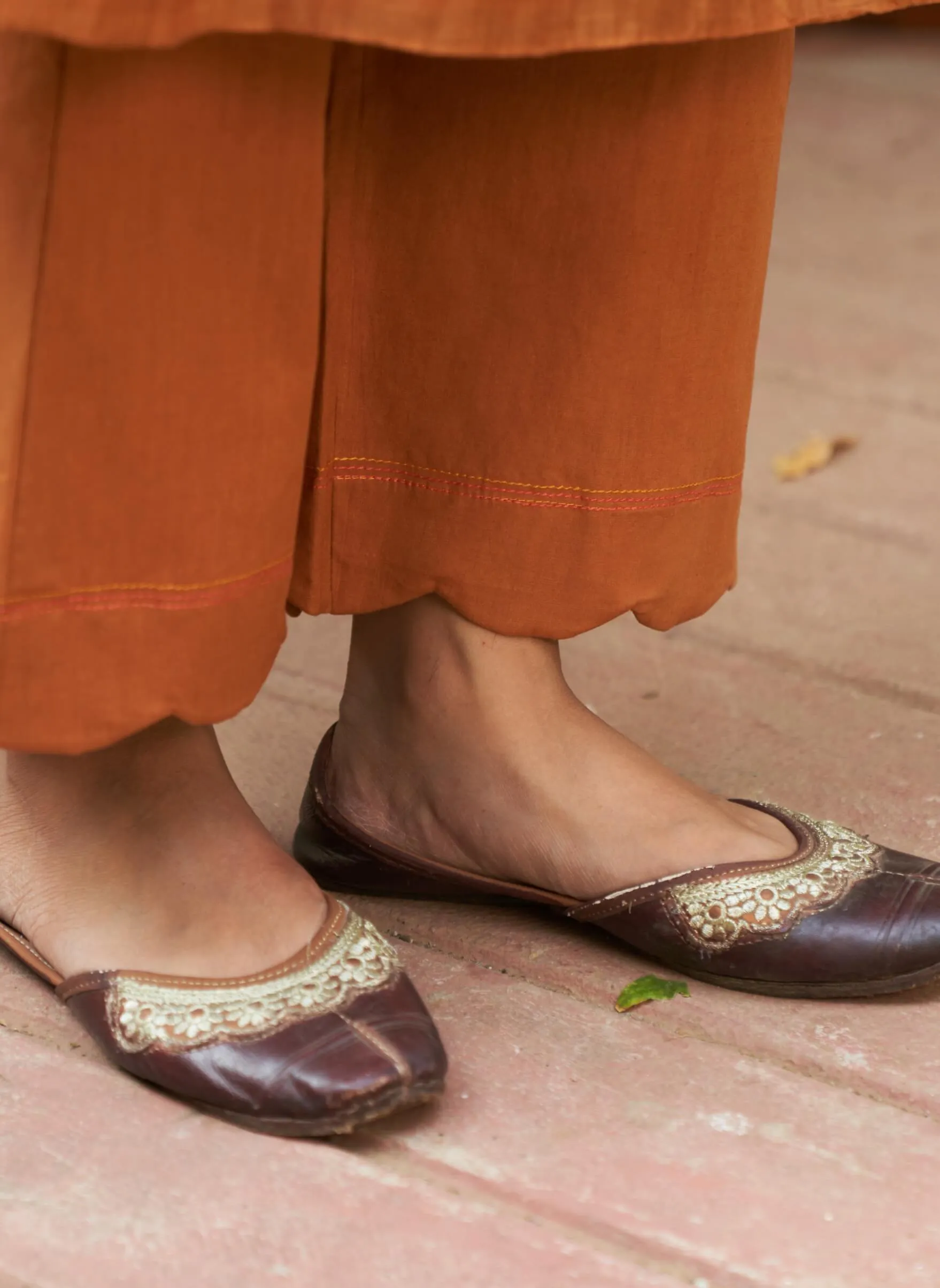 Marigold floral tunic and pants