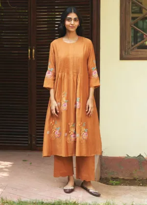 Marigold floral tunic and pants