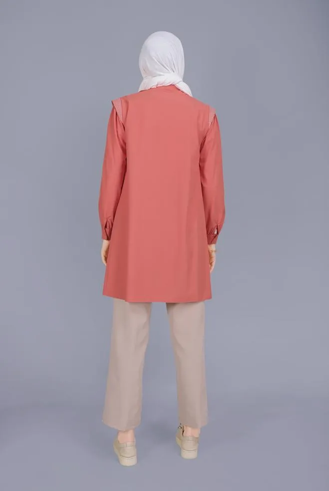 ‘MAYBELLA’ Buttoned Flowy Pants| Tan