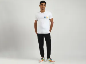 Men Printed Round Neck T-shirt