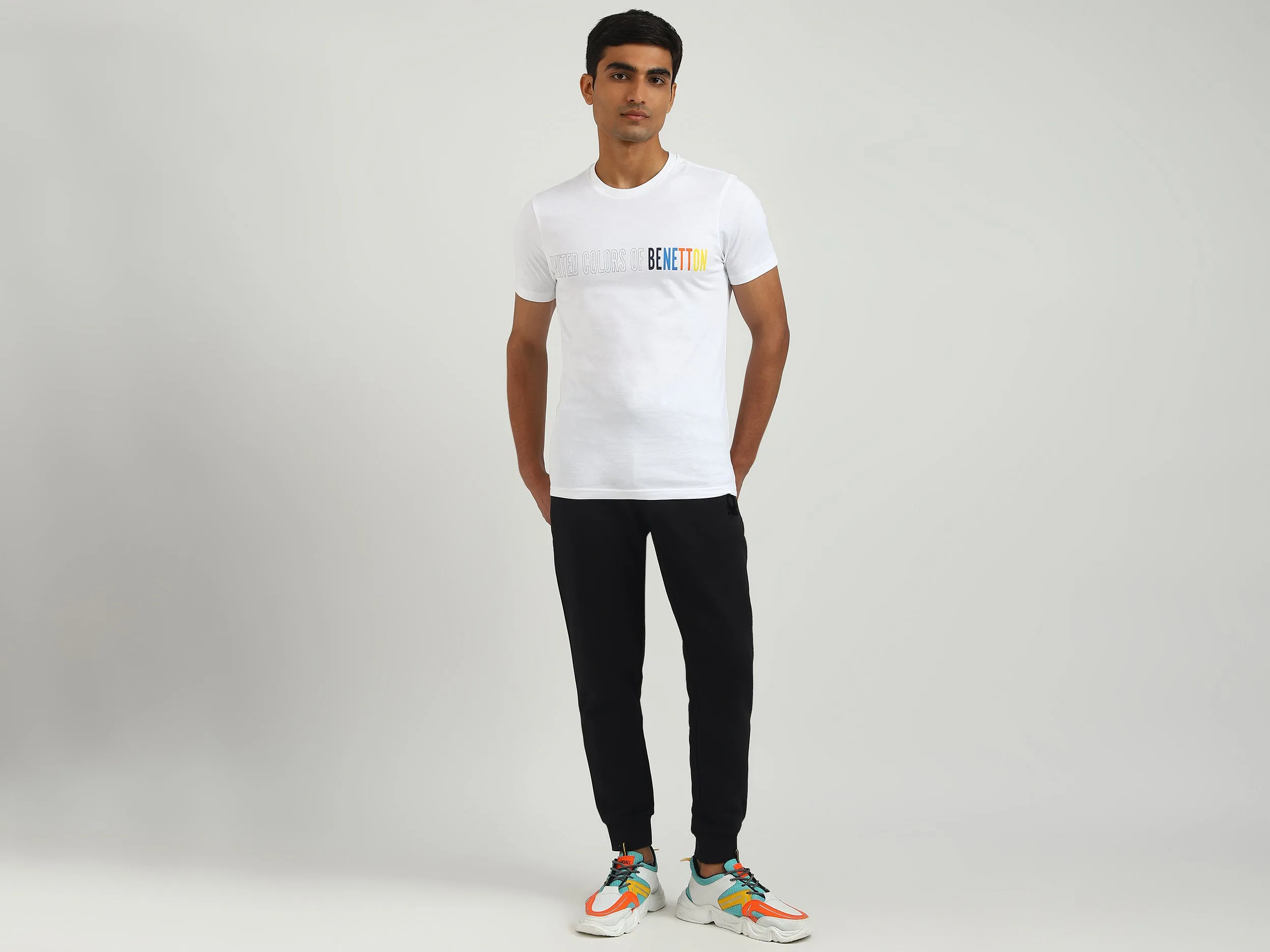 Men Printed Round Neck T-shirt