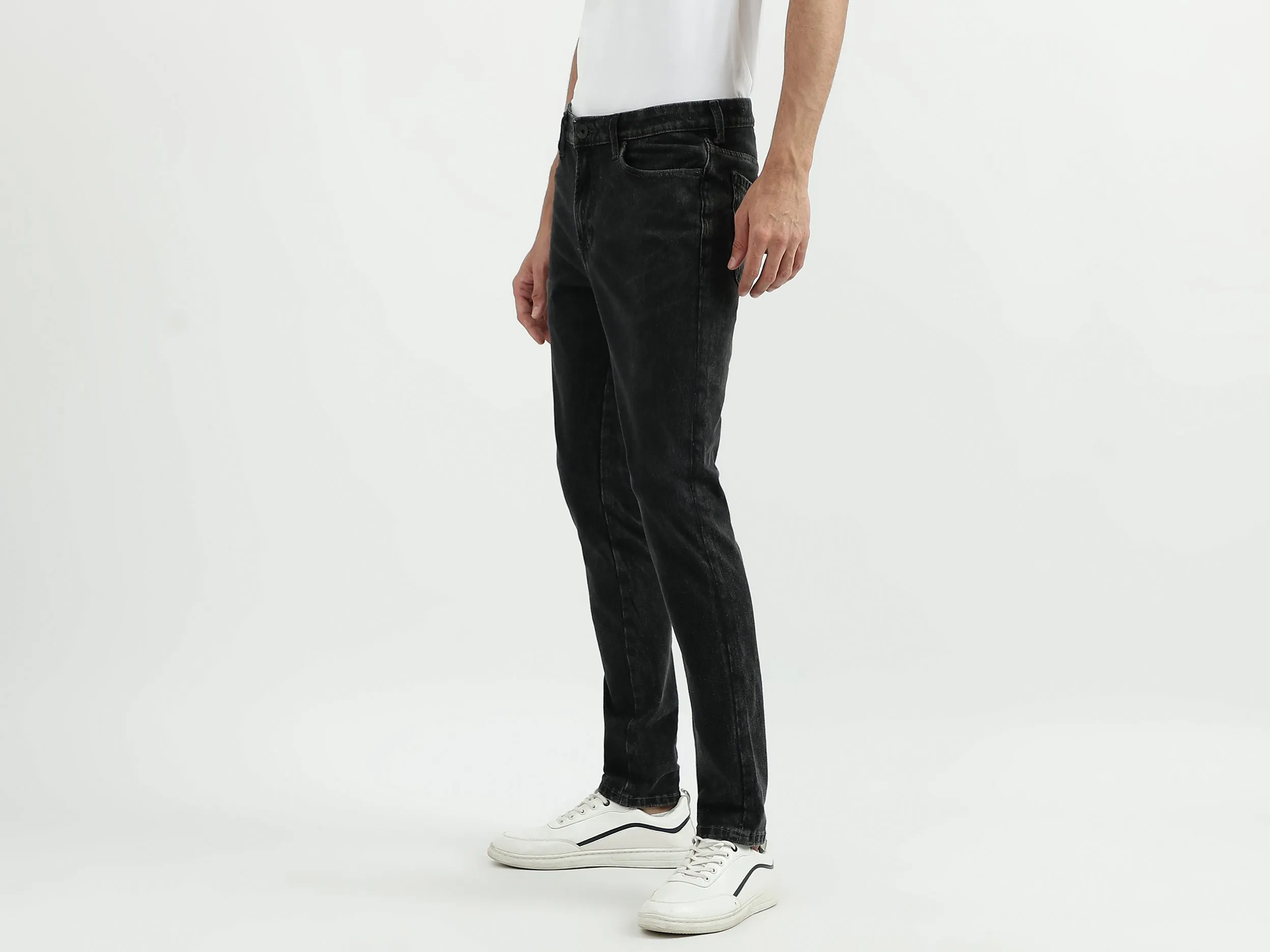 Men Solid Skinny Fit Jeans