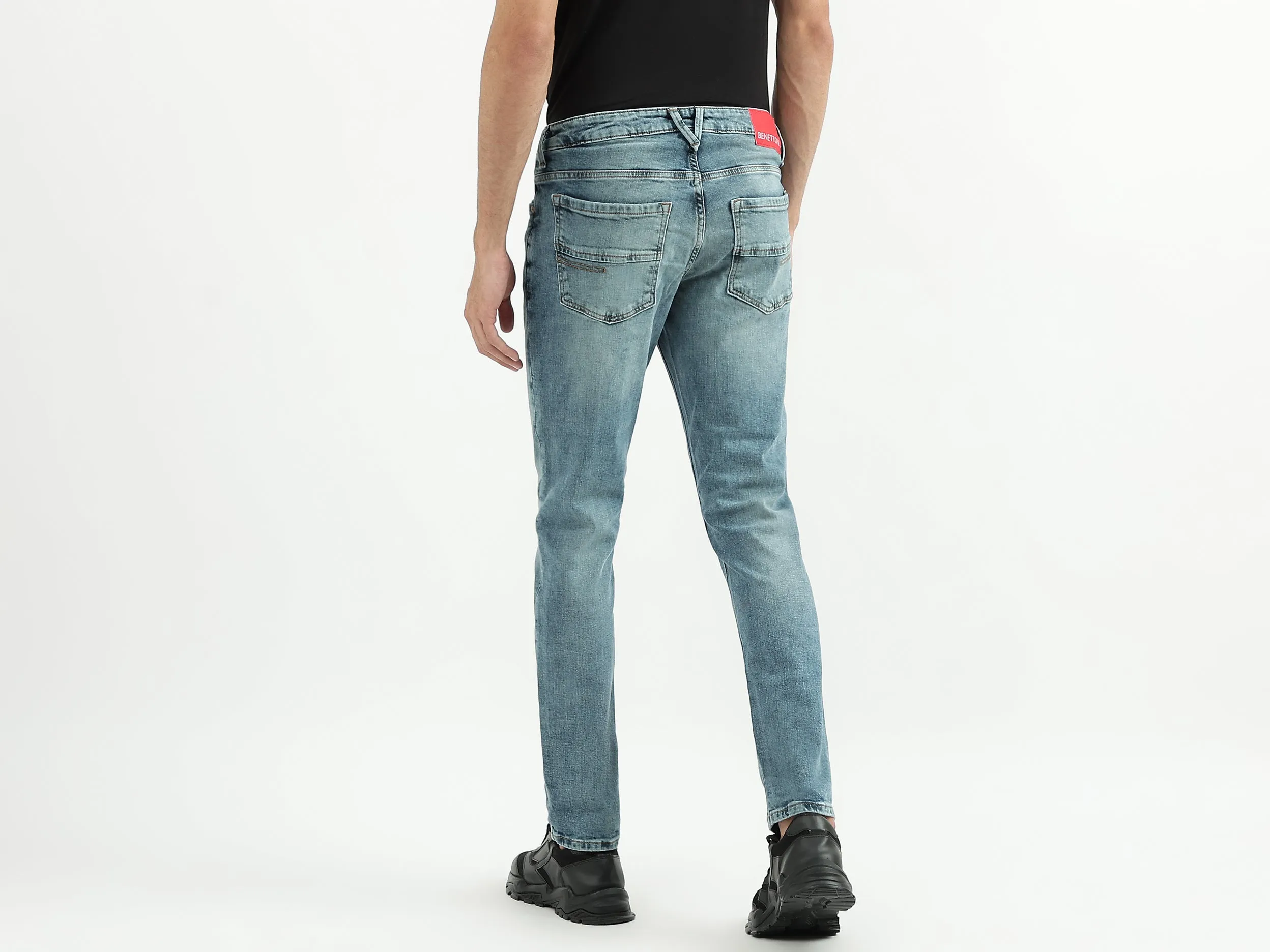 Men Solid Skinny Fit Jeans