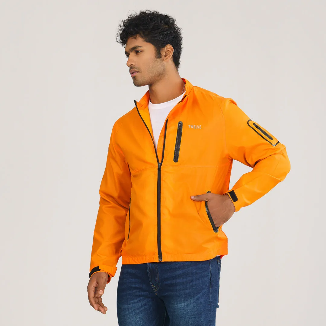Mens Bomber Jacket- Orange