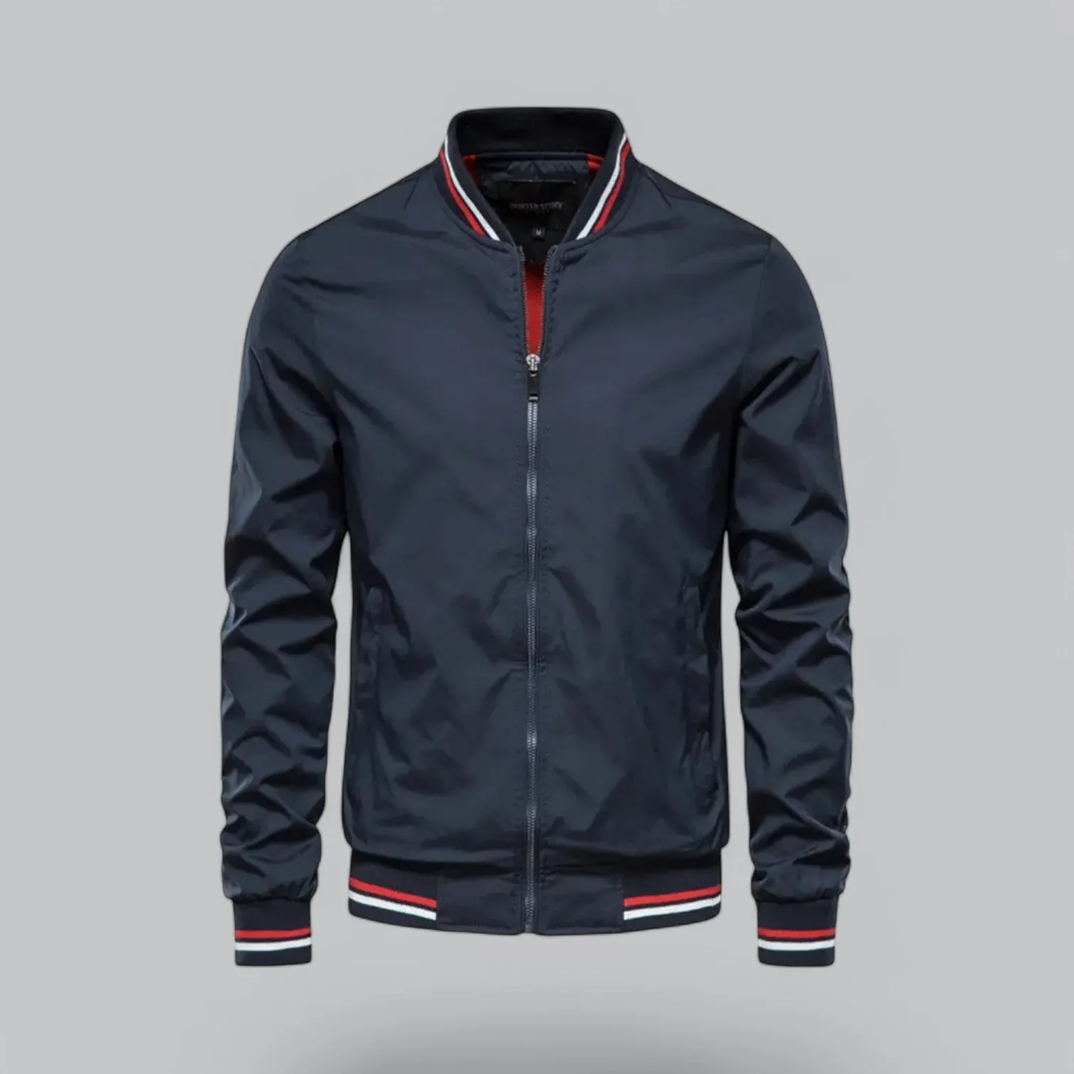Men's Casual Windbreaker Harrington Bomber Jacket | Full-Zip, Lightweight, Water-Resistant Design