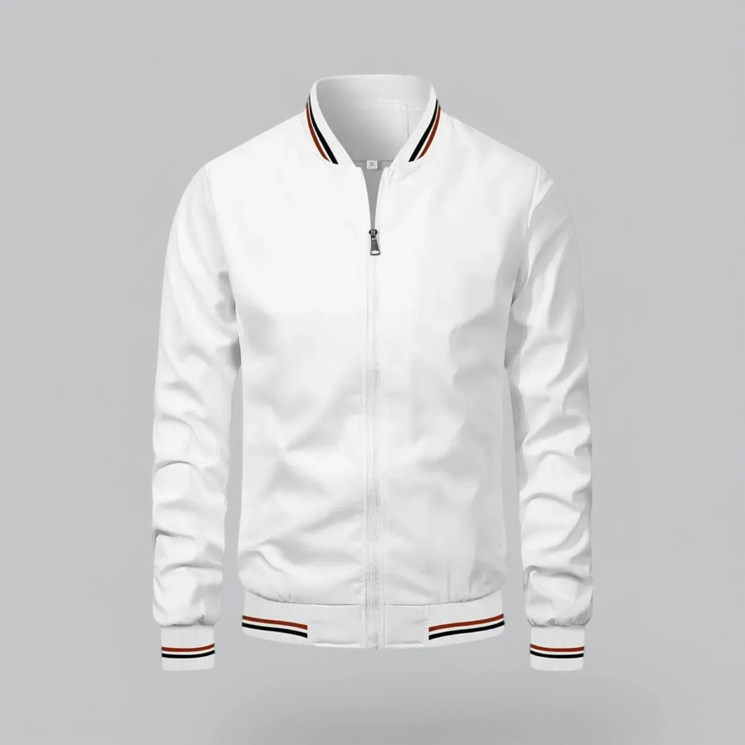 Men's Casual Windbreaker Harrington Bomber Jacket | Full-Zip, Lightweight, Water-Resistant Design