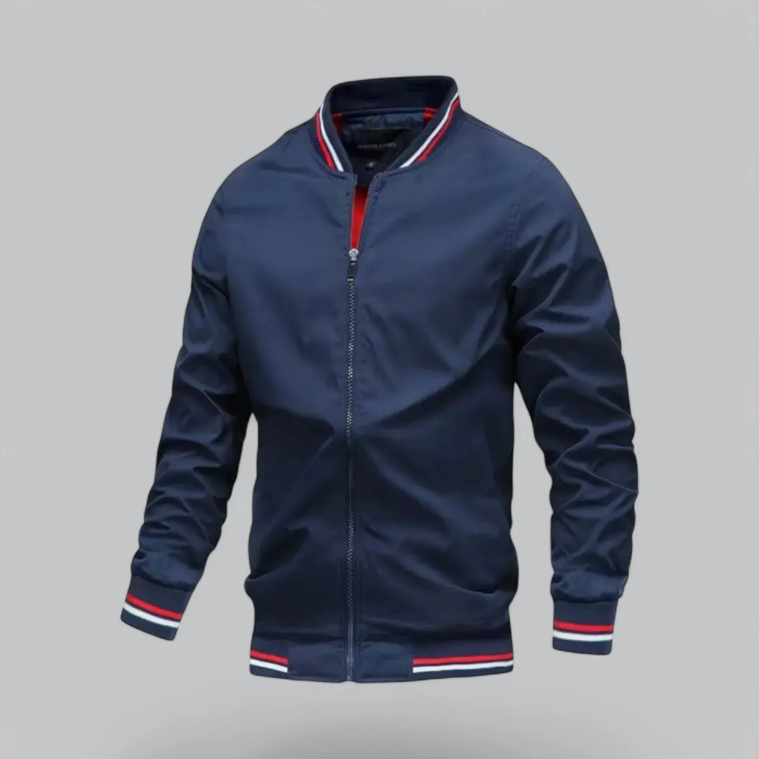 Men's Casual Windbreaker Harrington Bomber Jacket | Full-Zip, Lightweight, Water-Resistant Design