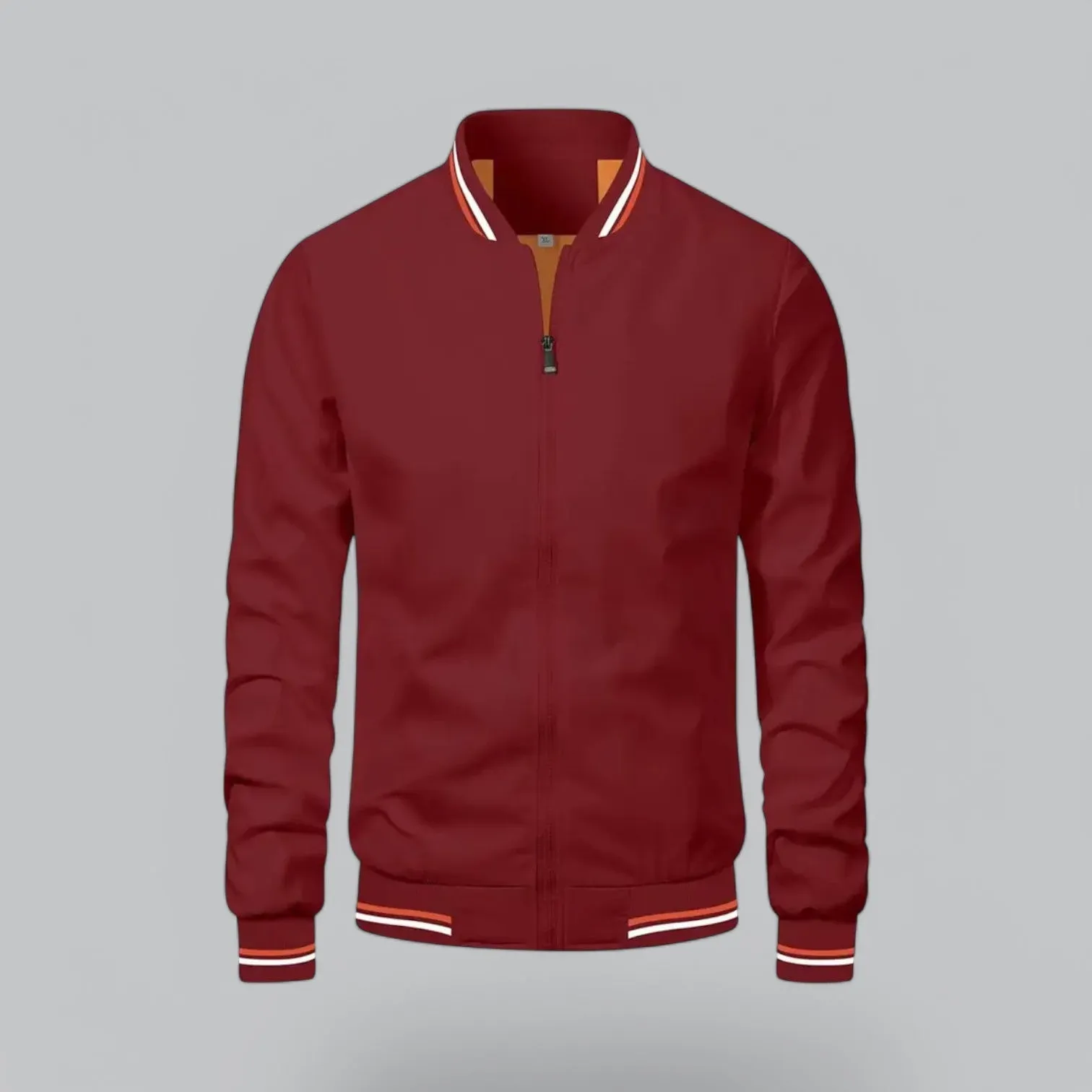 Men's Casual Windbreaker Harrington Bomber Jacket | Full-Zip, Lightweight, Water-Resistant Design