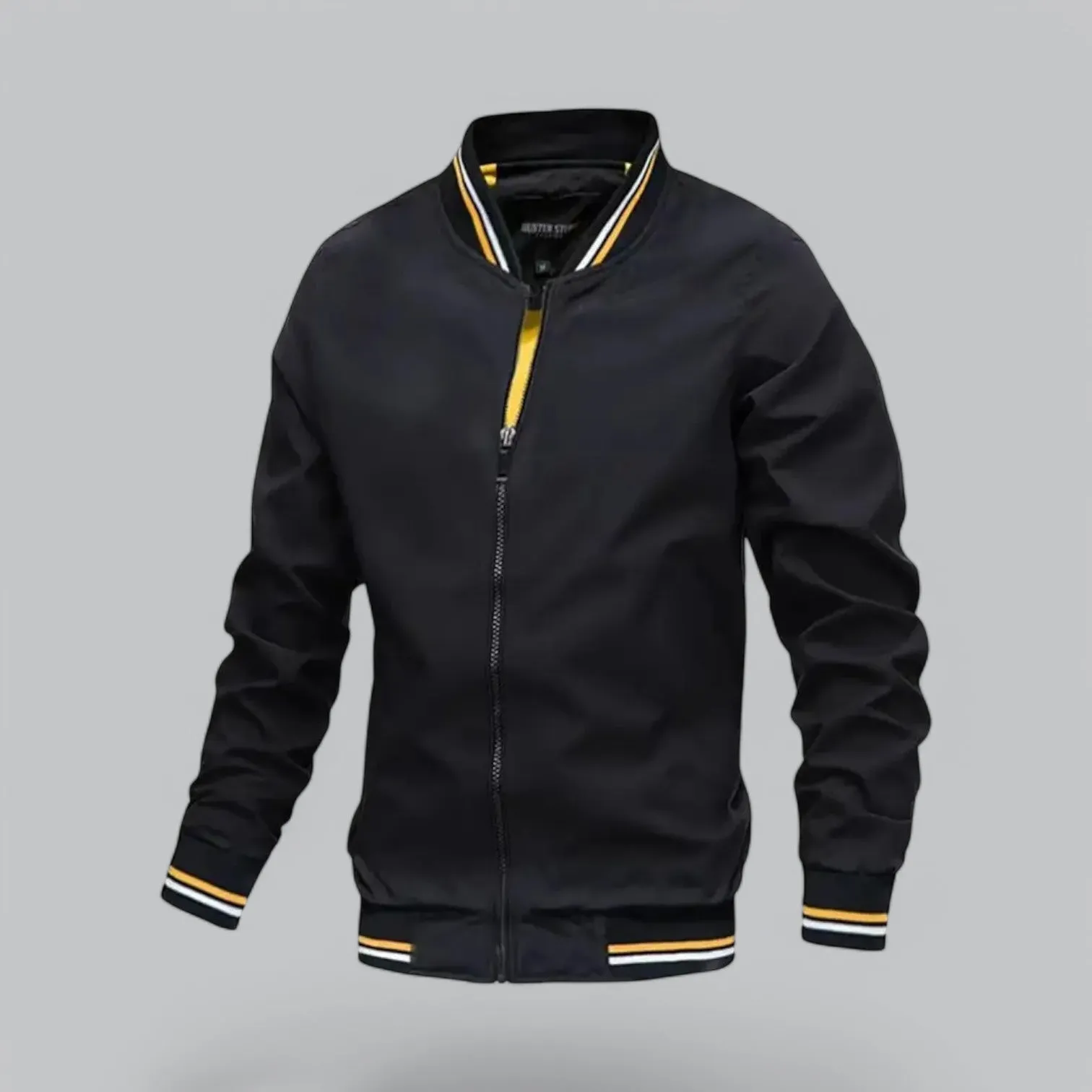 Men's Casual Windbreaker Harrington Bomber Jacket | Full-Zip, Lightweight, Water-Resistant Design