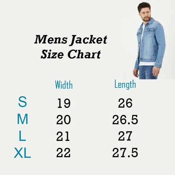 Mens Denim Jacket Black