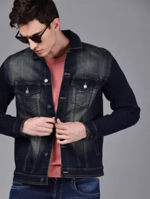Mens Denim Jacket Black