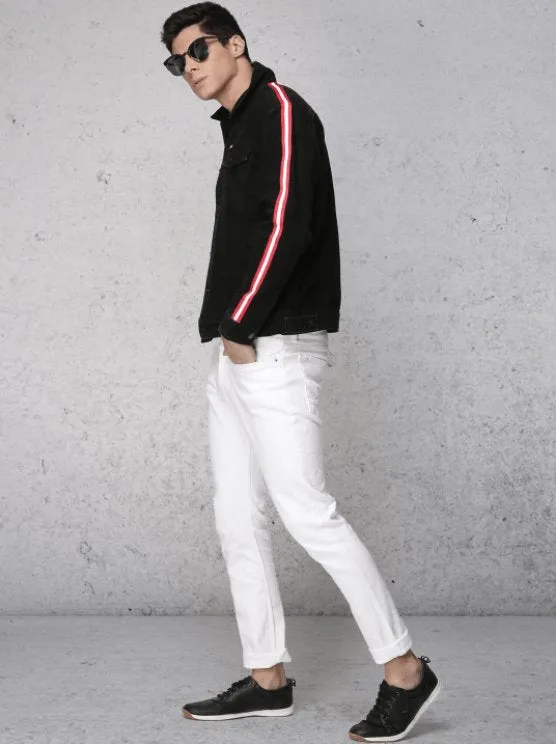 Mens Denim Jacket Black