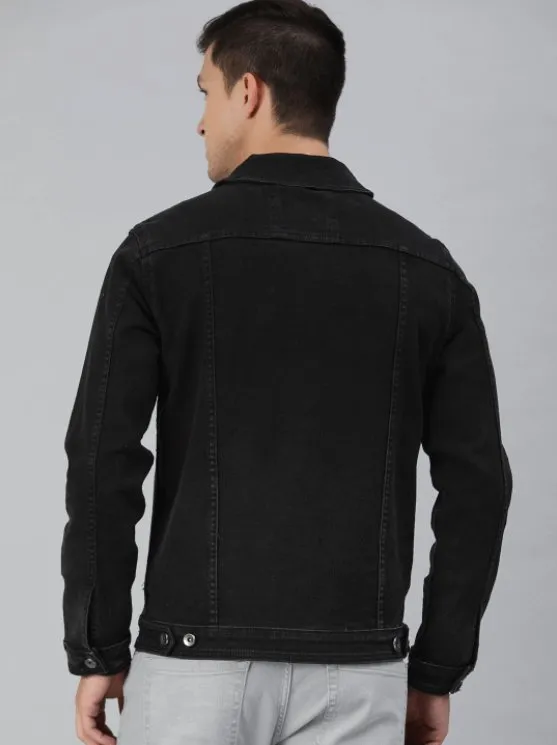 Mens Denim Jacket Black