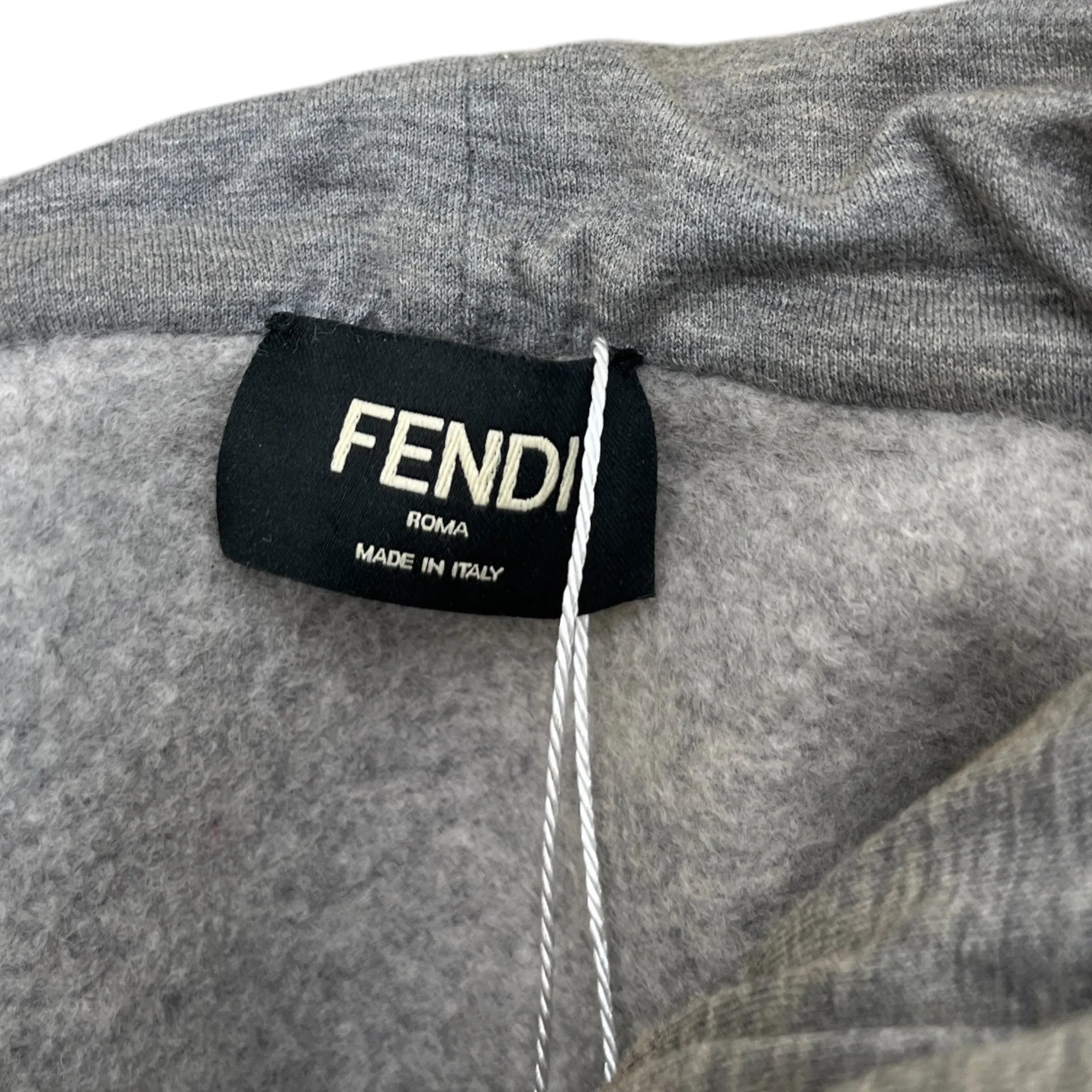 Men's Logo Hoodie Grey Size IT 50 / UK L
