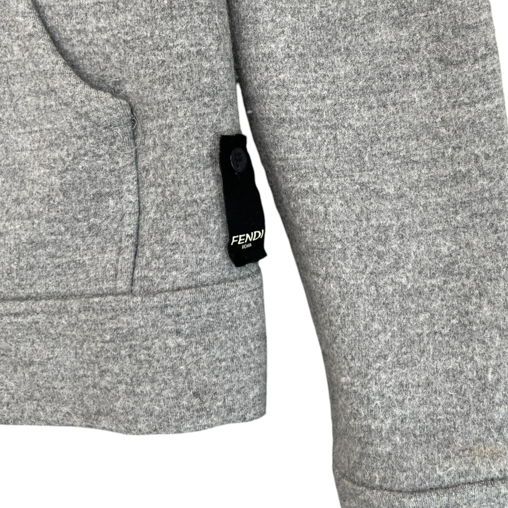 Men's Logo Hoodie Grey Size IT 50 / UK L
