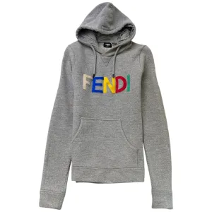 Men's Logo Hoodie Grey Size IT 50 / UK L