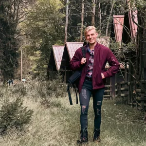 Men's Long Sleeve Bomber Jacket | Lightweight