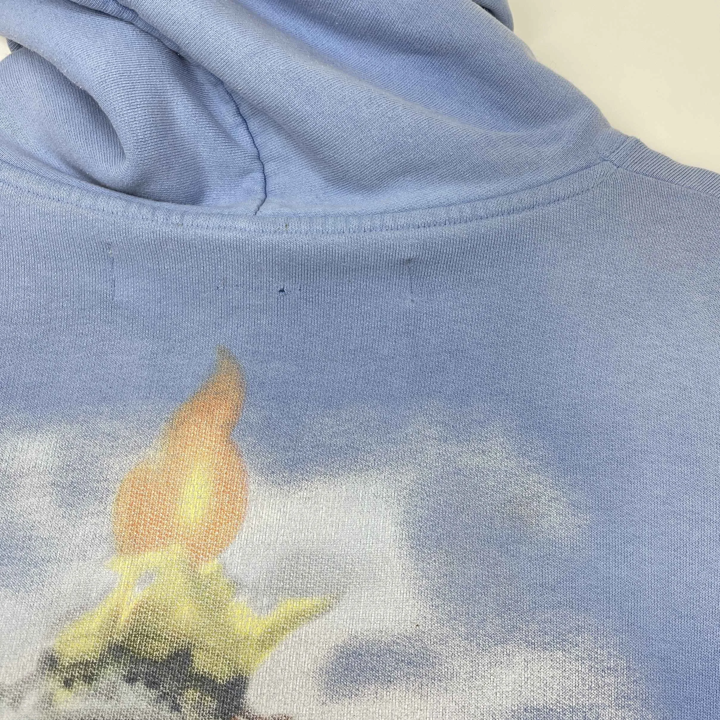Men's Off-White × Virgil Abloh Statue Of Liberty Hoodie Blue Size M