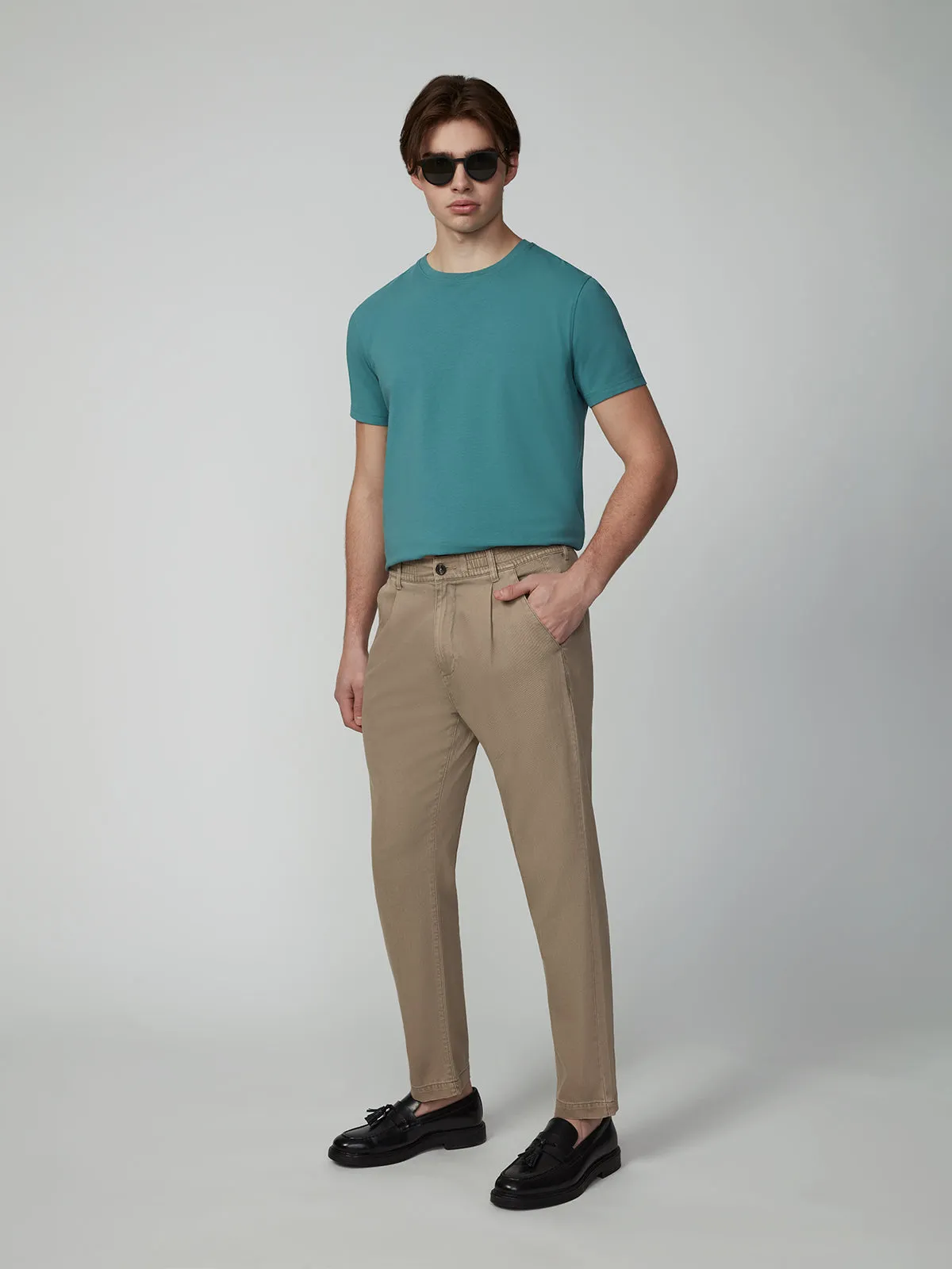 Men's Pleated Casual Trouser Pant