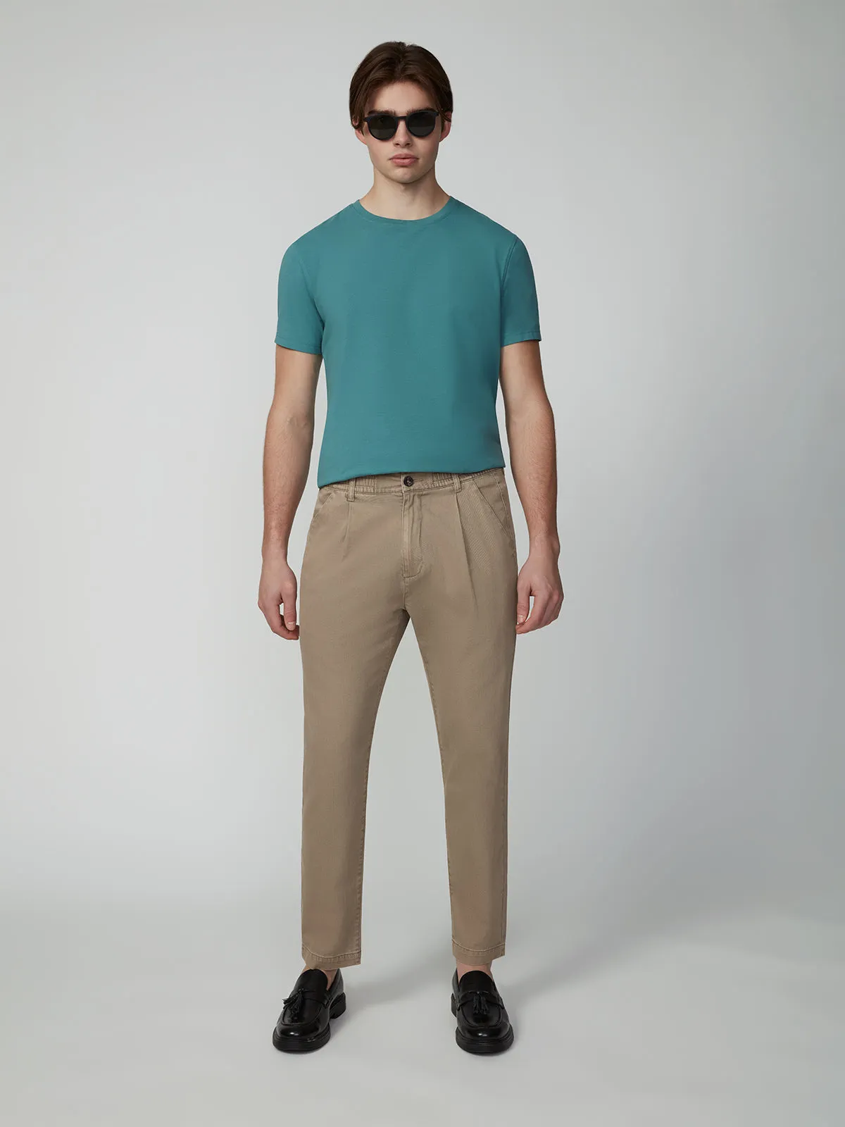Men's Pleated Casual Trouser Pant
