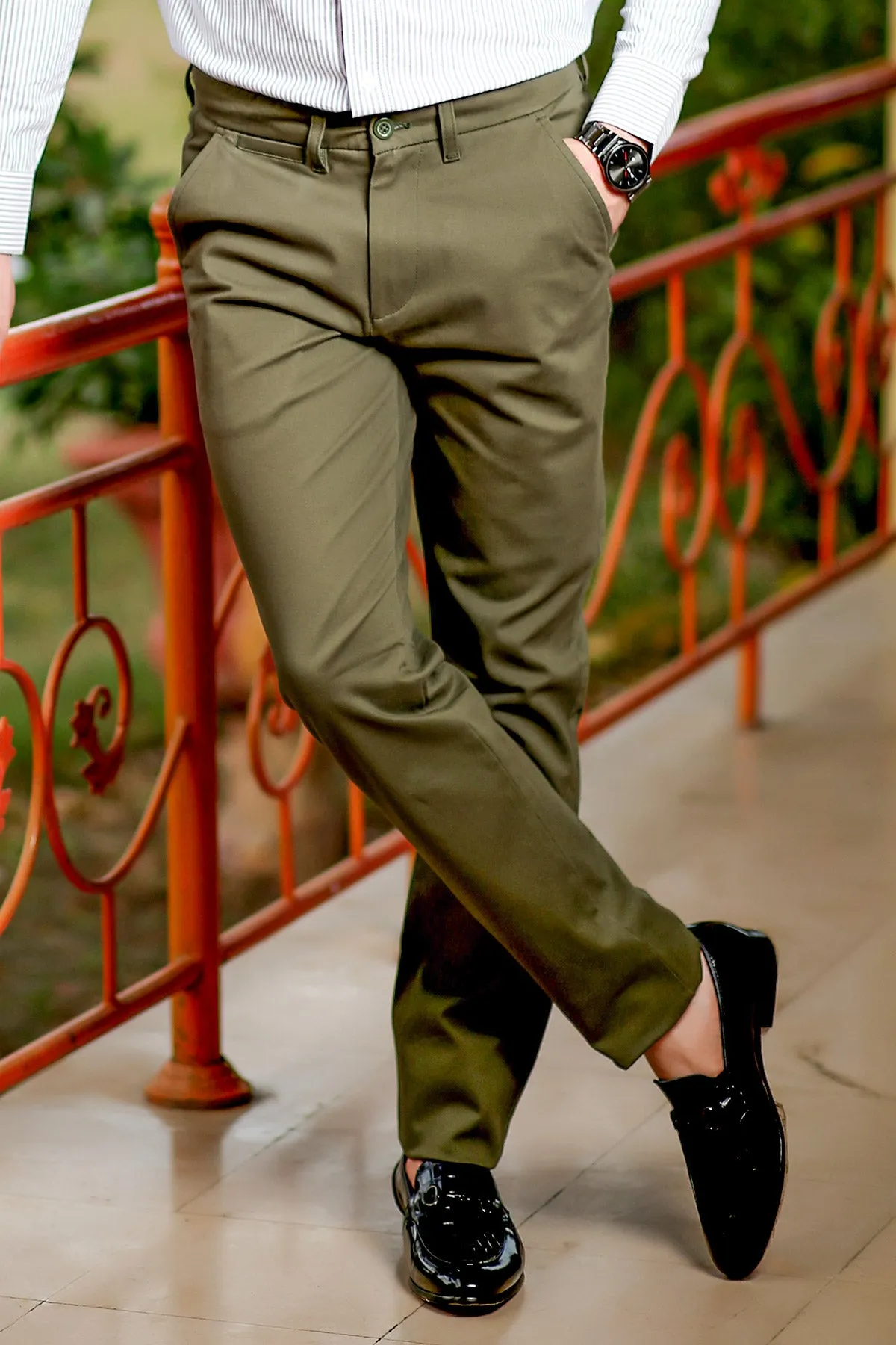 Men's "SCATE" Cotton Chino Pants for All Seasons