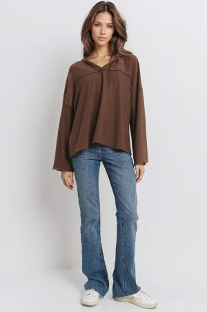 MERROW HOODIE IN BROWN