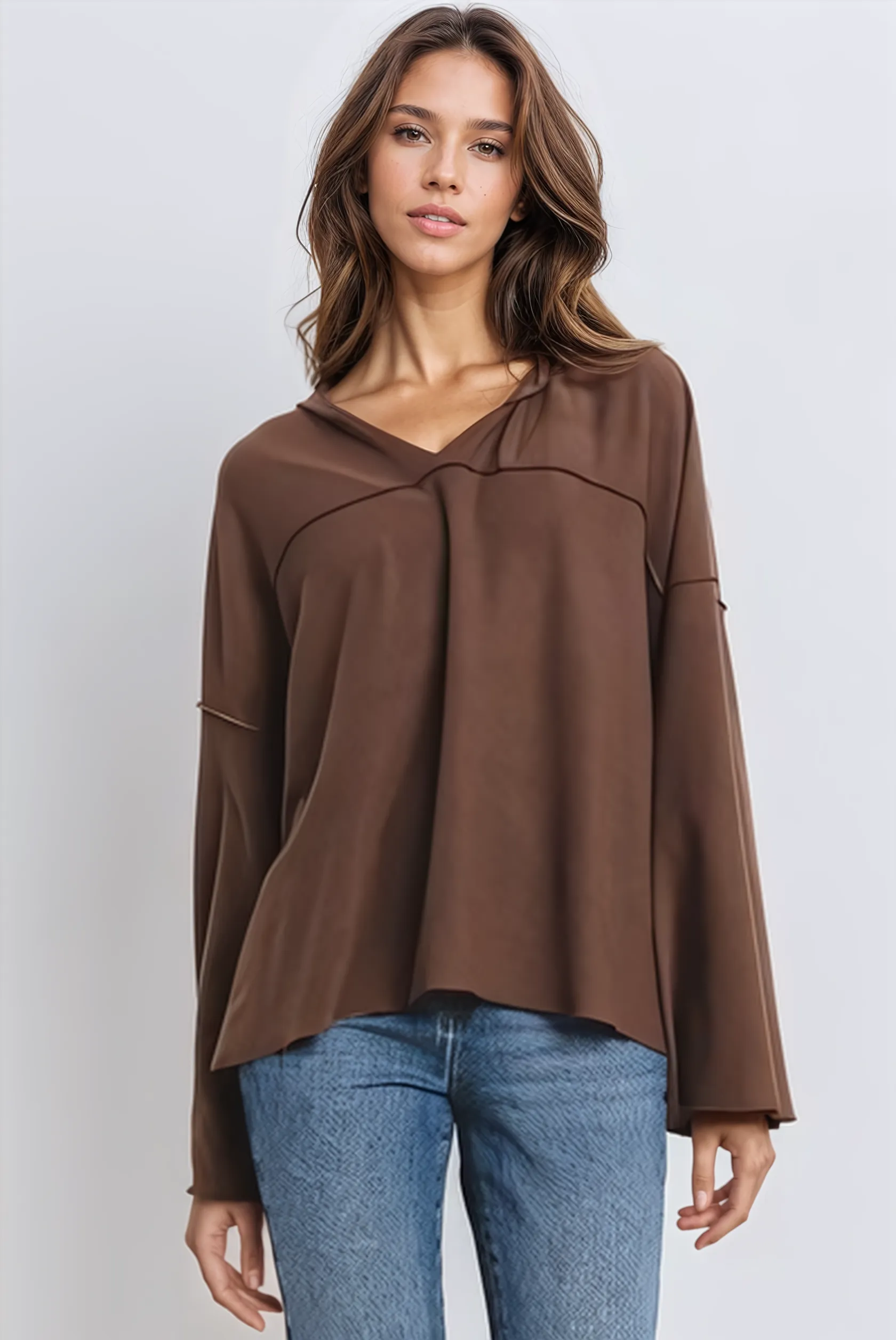 MERROW HOODIE IN BROWN
