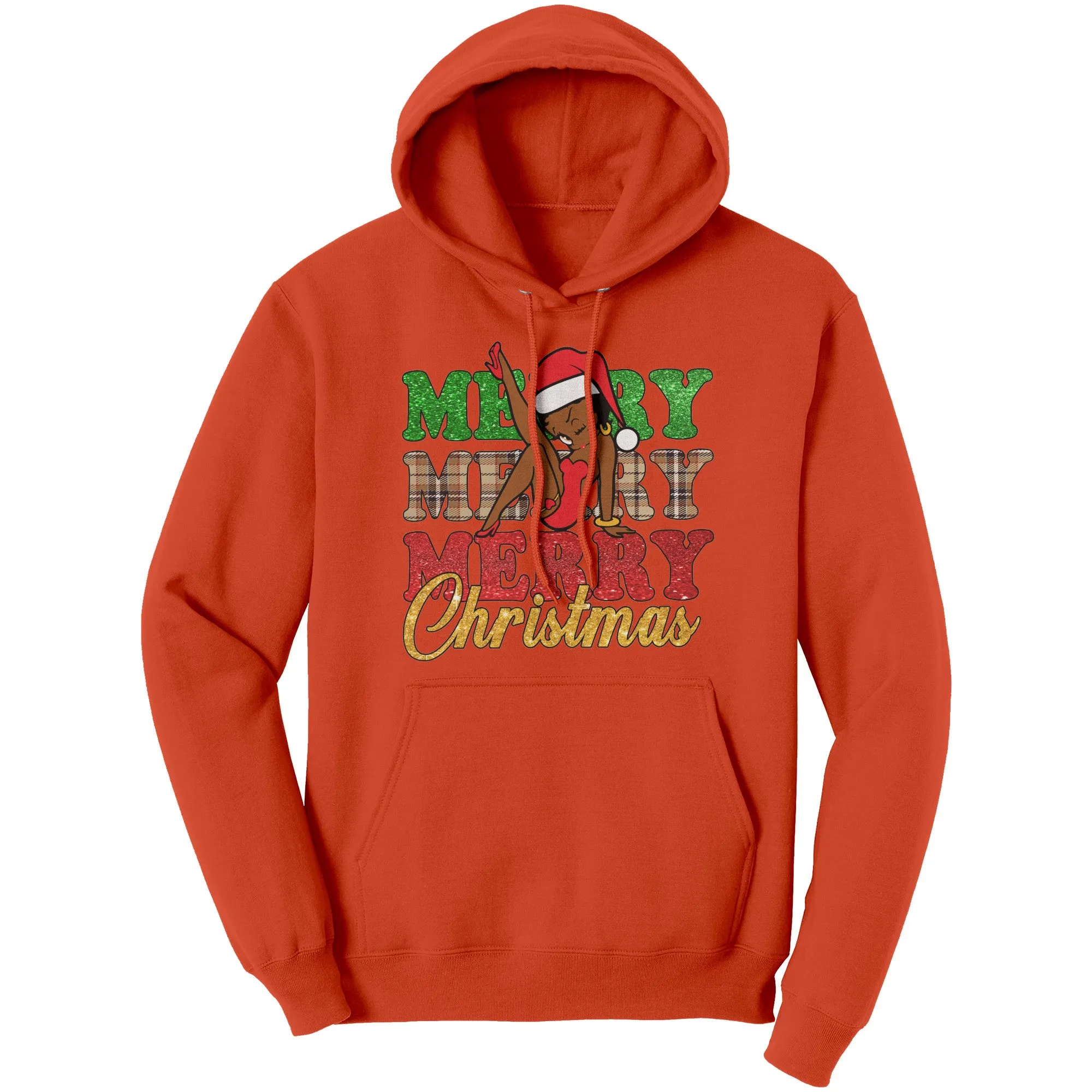 Merry Christmas Hoodie, Betty Boop Hoodie, Christmas Hoodie, Christmas Gifts For Her Unique Holiday Gift, Womens Clothing, Christmas Sweater