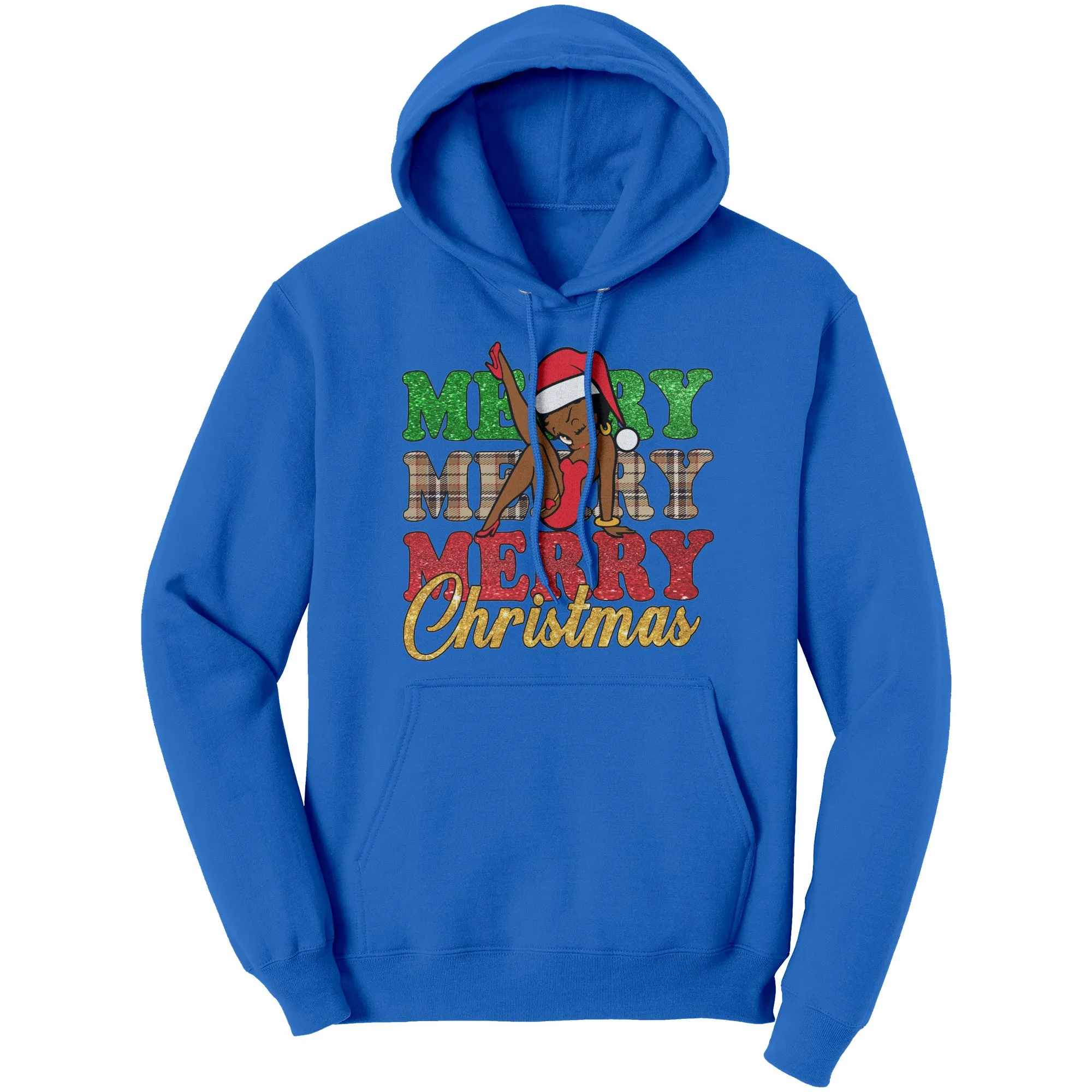 Merry Christmas Hoodie, Betty Boop Hoodie, Christmas Hoodie, Christmas Gifts For Her Unique Holiday Gift, Womens Clothing, Christmas Sweater
