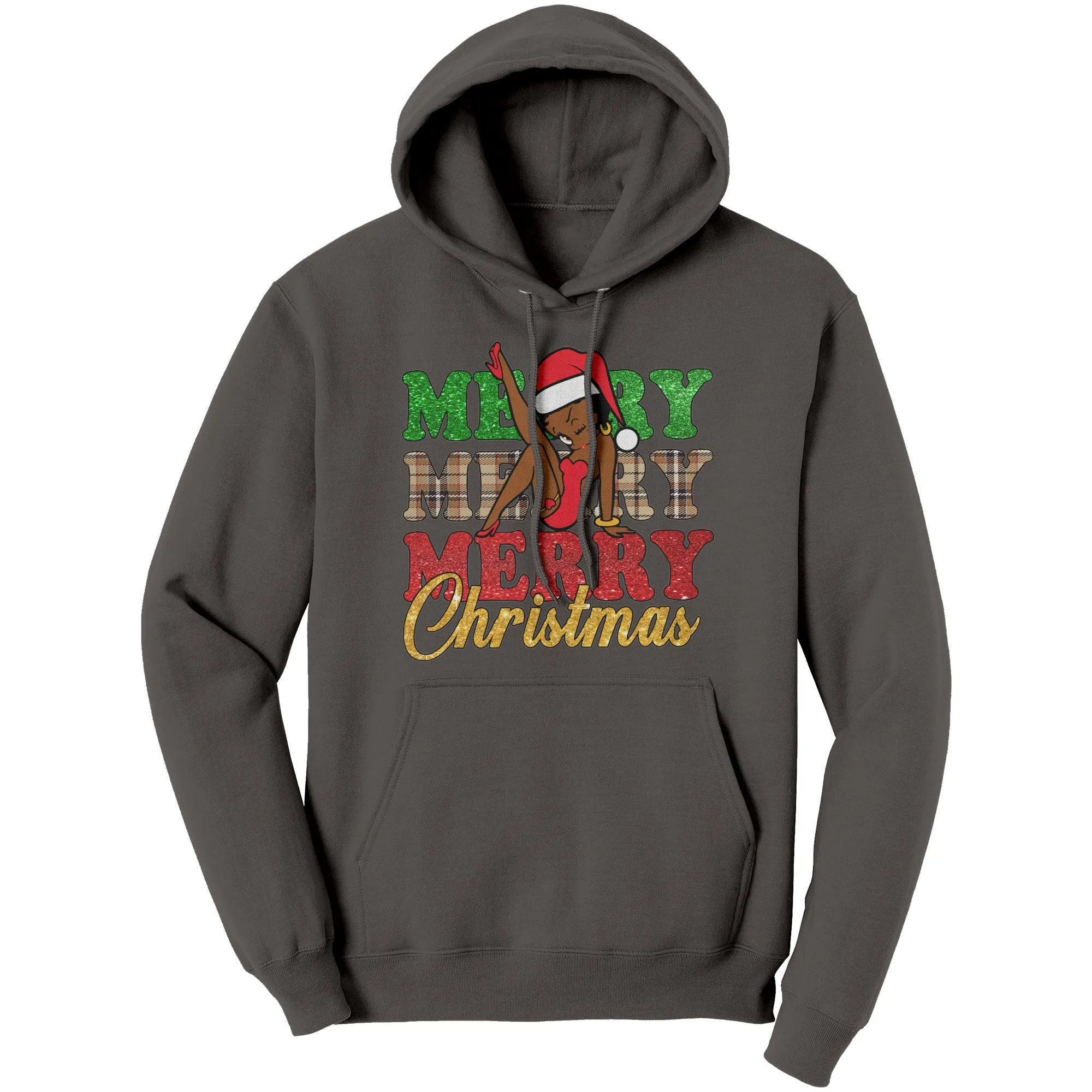 Merry Christmas Hoodie, Betty Boop Hoodie, Christmas Hoodie, Christmas Gifts For Her Unique Holiday Gift, Womens Clothing, Christmas Sweater