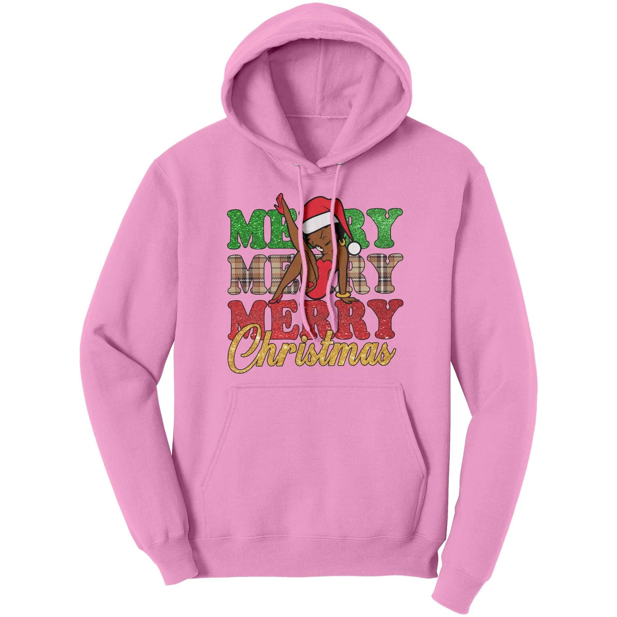 Merry Christmas Hoodie, Betty Boop Hoodie, Christmas Hoodie, Christmas Gifts For Her Unique Holiday Gift, Womens Clothing, Christmas Sweater