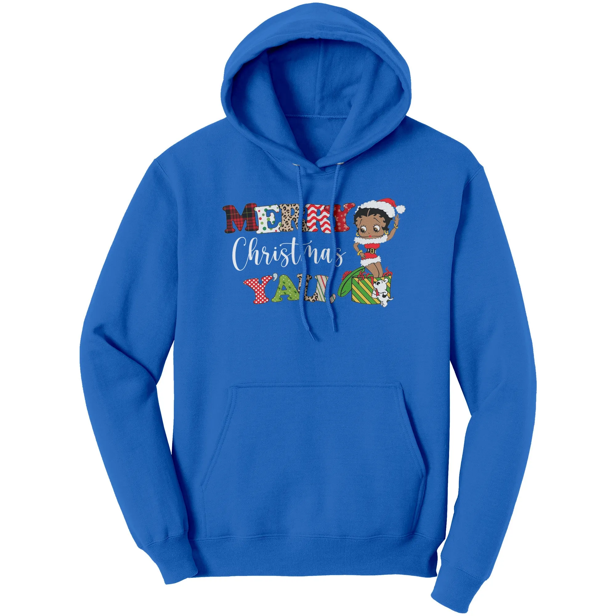 Merry Christmas You All Hoodie, Christmas Hoodie, Betty Boop Hoodie, Christmas Gifts Her, Betty Boop Sweater, Cute Christmas Womens Hoodie