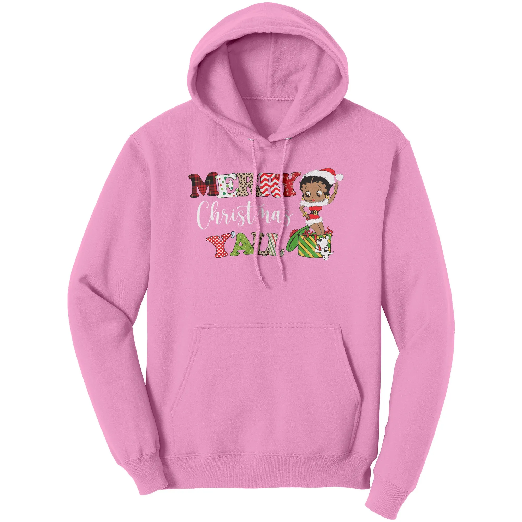 Merry Christmas You All Hoodie, Christmas Hoodie, Betty Boop Hoodie, Christmas Gifts Her, Betty Boop Sweater, Cute Christmas Womens Hoodie