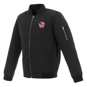 Milwaukee Brewers Americana Nylon Bomber Jacket