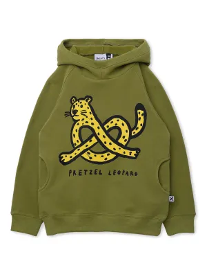 Minti Pretzel Leopard Furry Hood