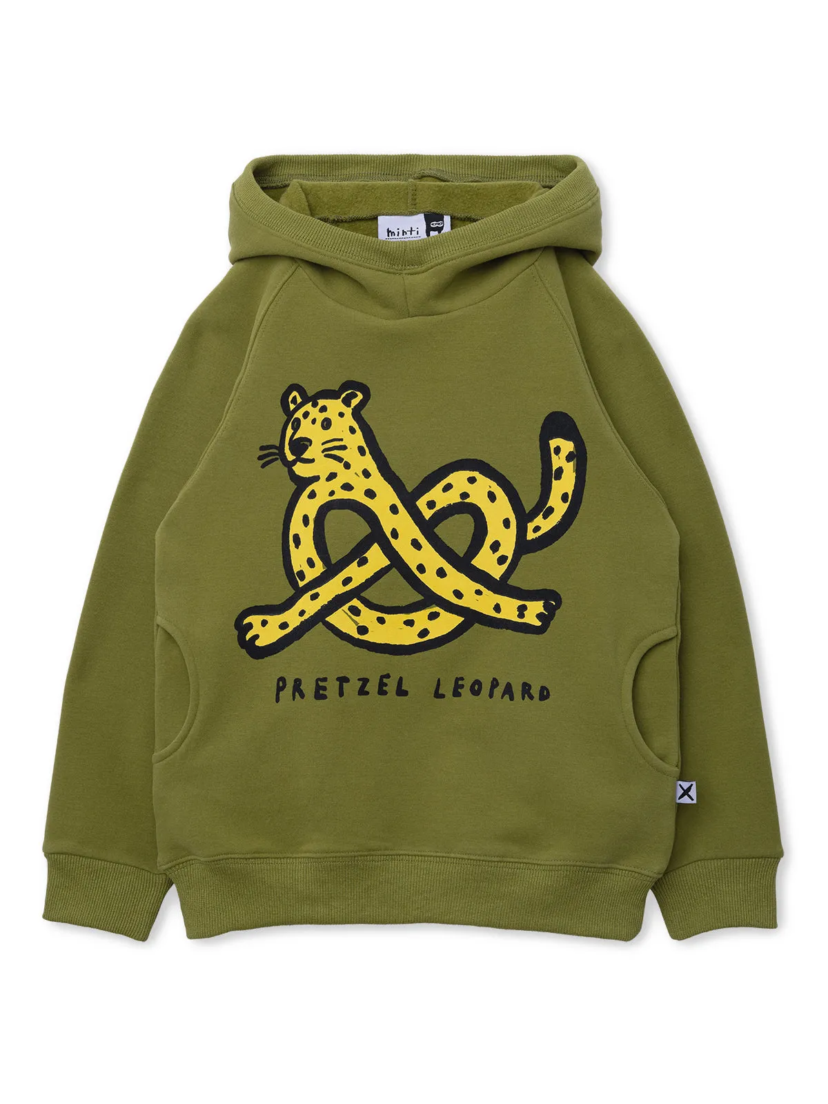 Minti Pretzel Leopard Furry Hood