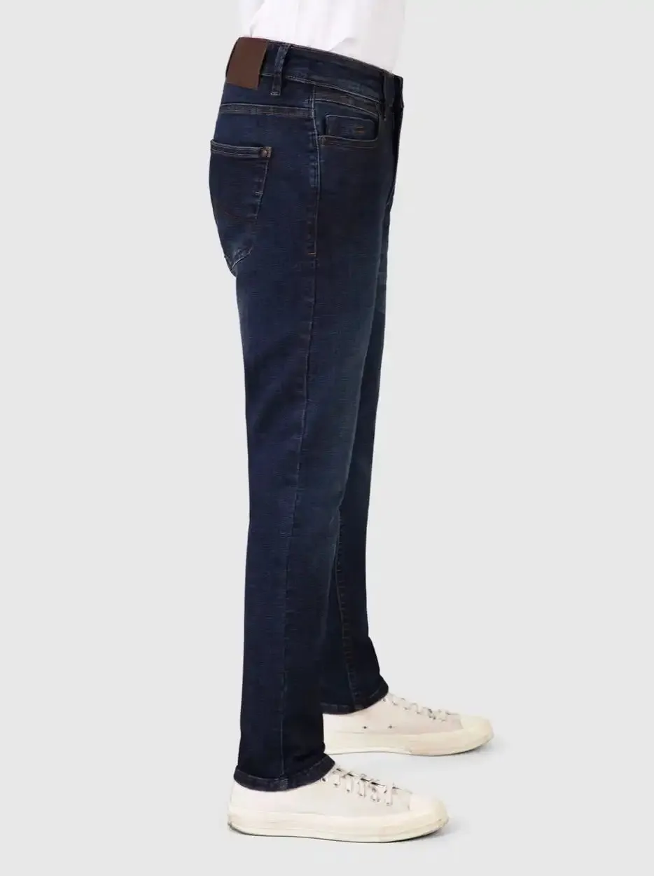 Mish Mash Mens Santana Straight Leg Jeans Dark Blue