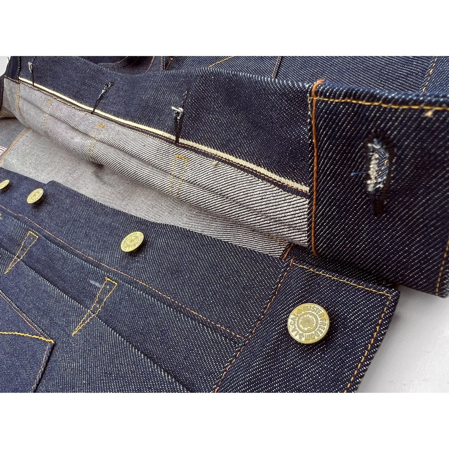 【Mister Freedom】Ranch Blouse NOS Cone OG23 白橡廠老布布邊復古農場夾克