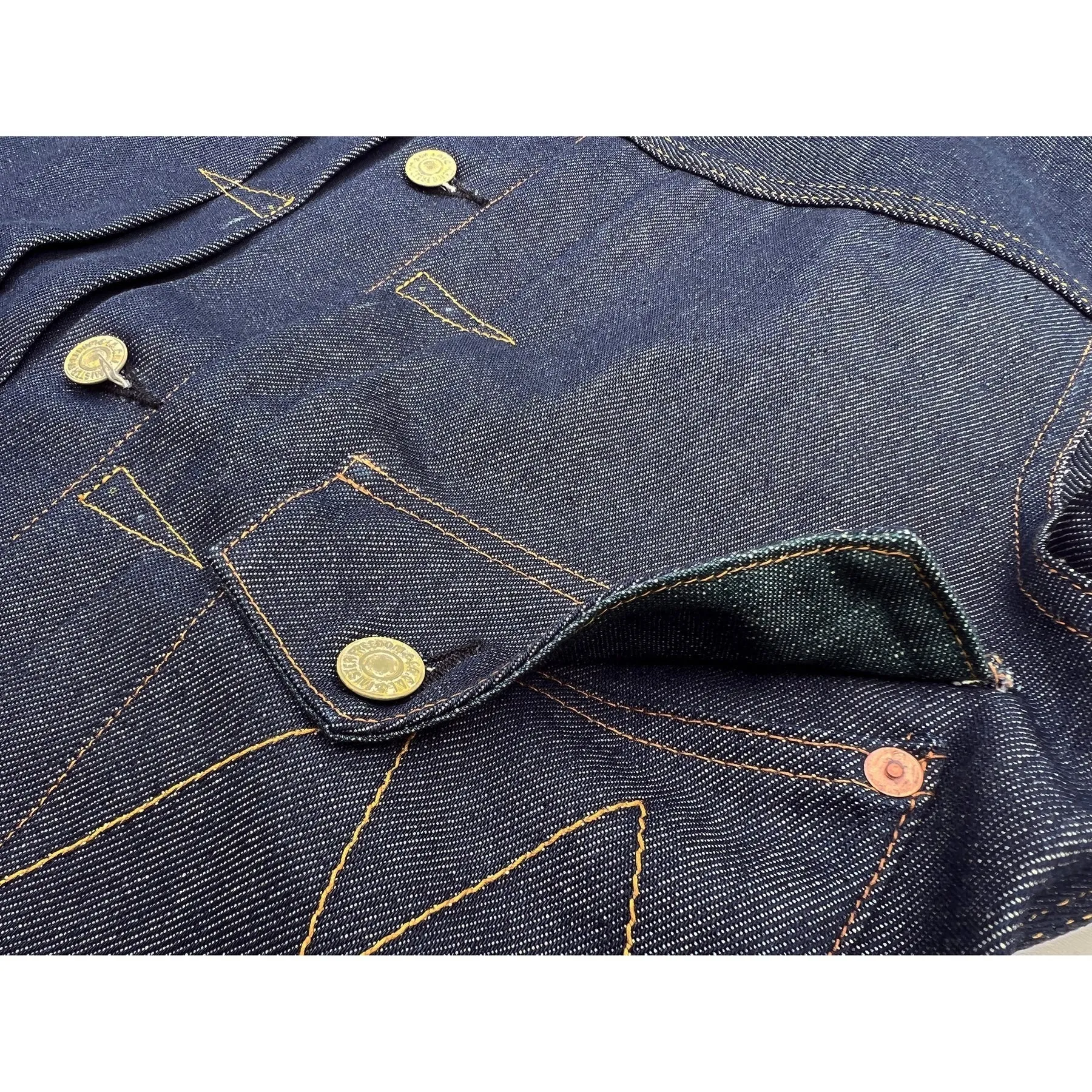 【Mister Freedom】Ranch Blouse NOS Cone OG23 白橡廠老布布邊復古農場夾克