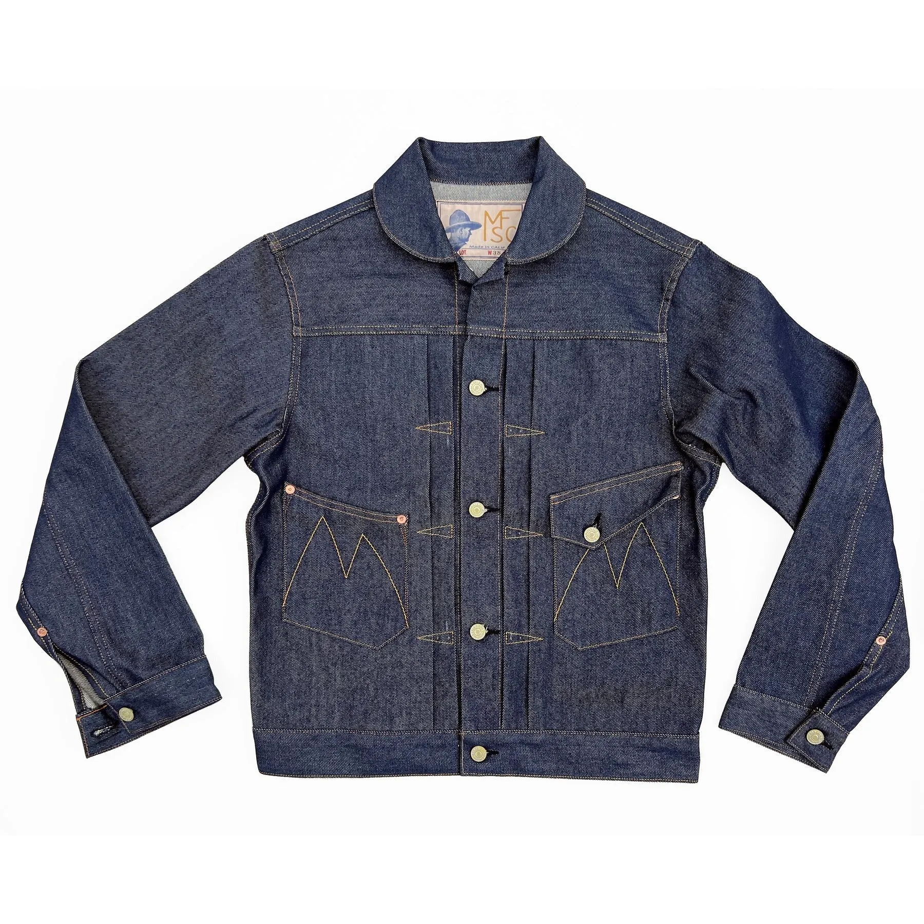 【Mister Freedom】Ranch Blouse NOS Cone OG23 白橡廠老布布邊復古農場夾克