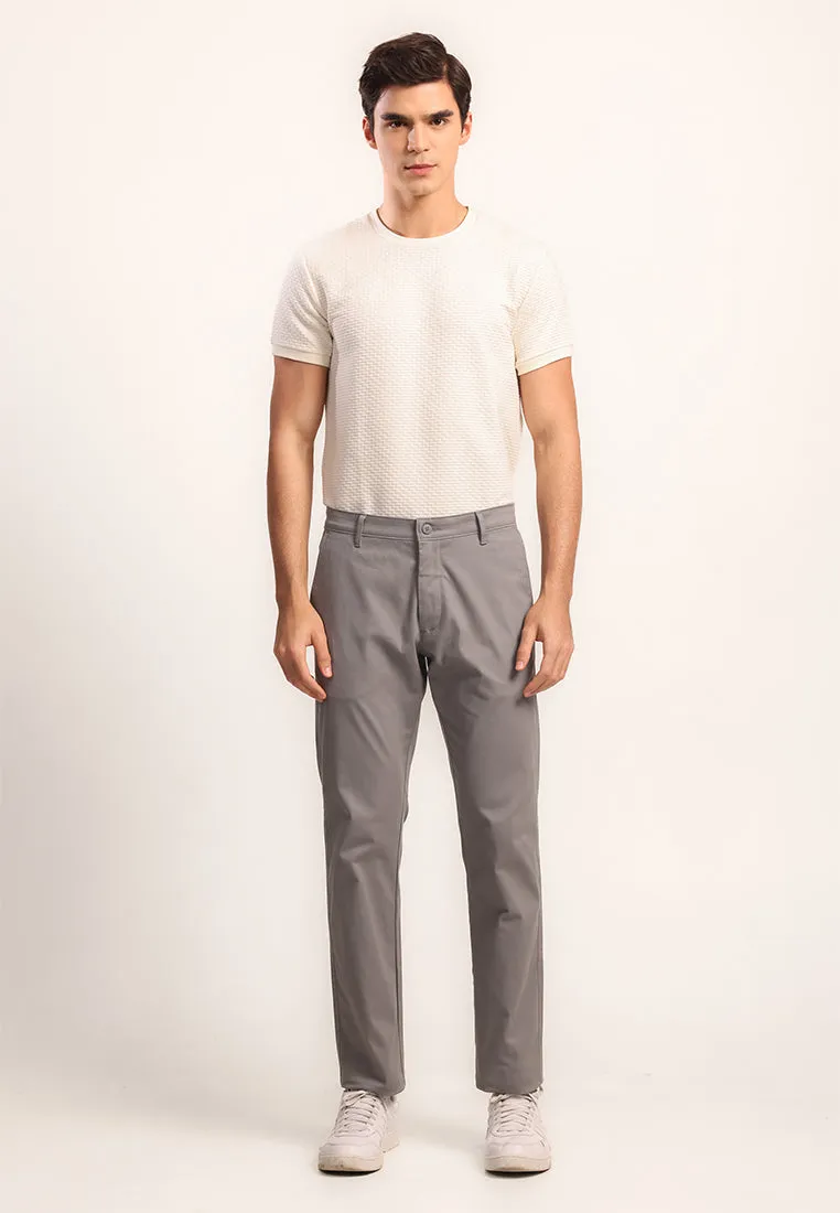 MOC - Celana Panjang Chinos Pria Zoe - Charcoal