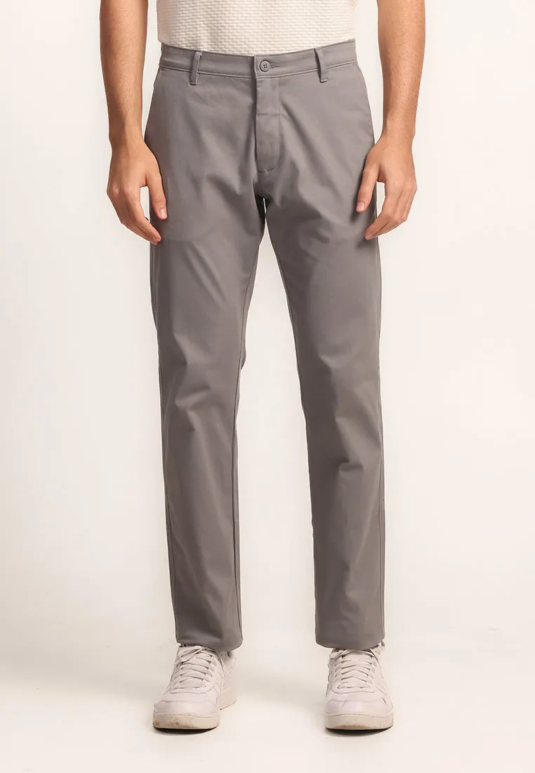 MOC - Celana Panjang Chinos Pria Zoe - Charcoal