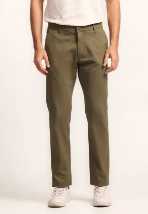 MOC - Celana Panjang Chinos Pria Zoe - Olive
