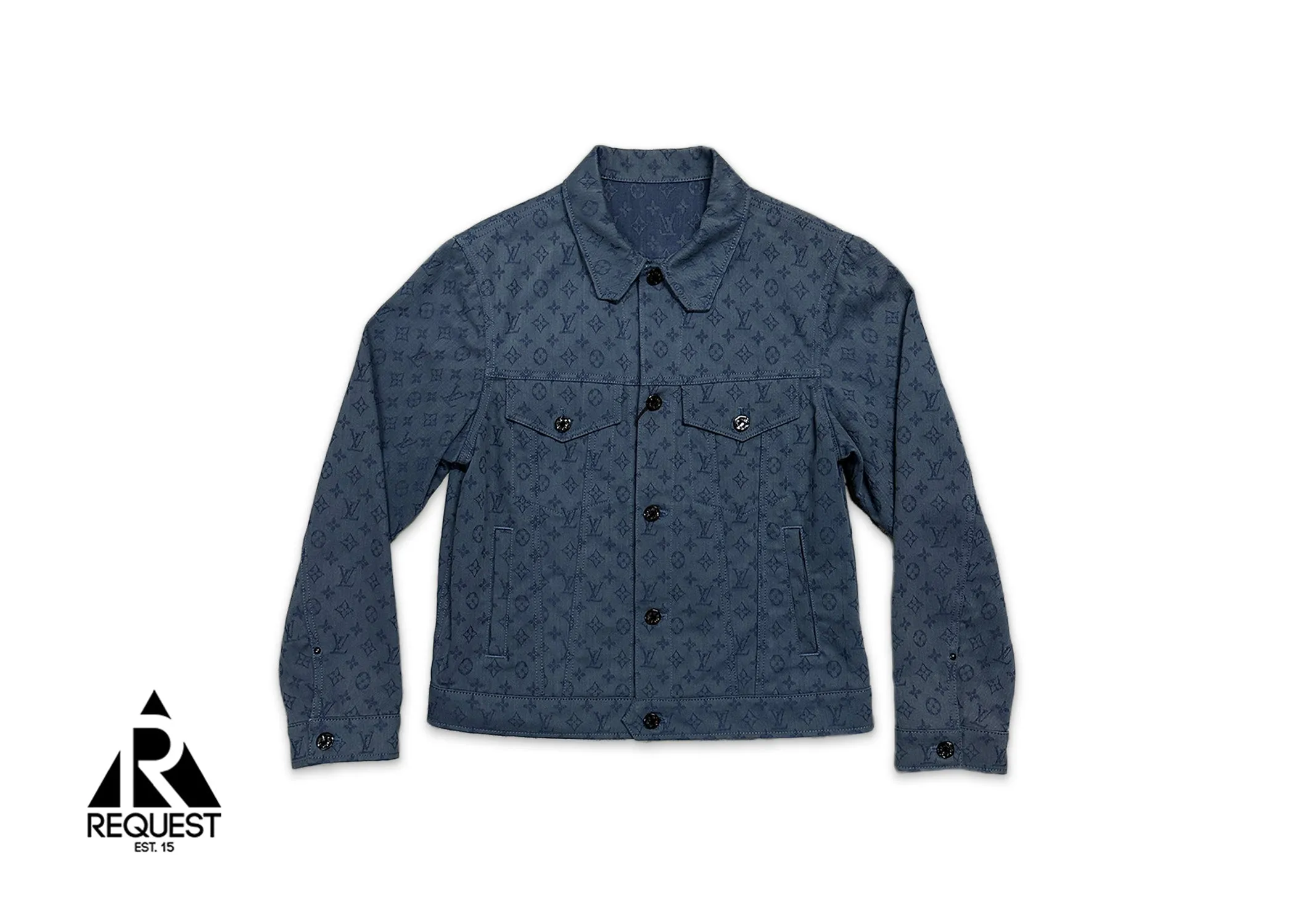 Monogram Denim Jacket "Blue"