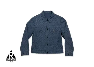 Monogram Denim Jacket "Blue"
